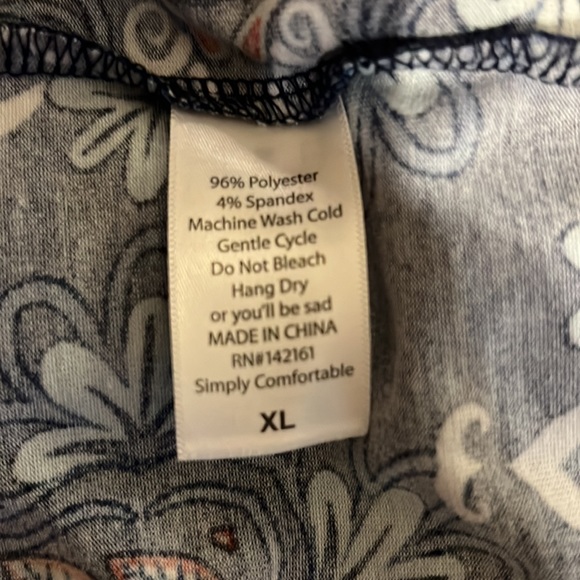 NWT Lularoe Julia dress Sz XL - Picture 6 of 6